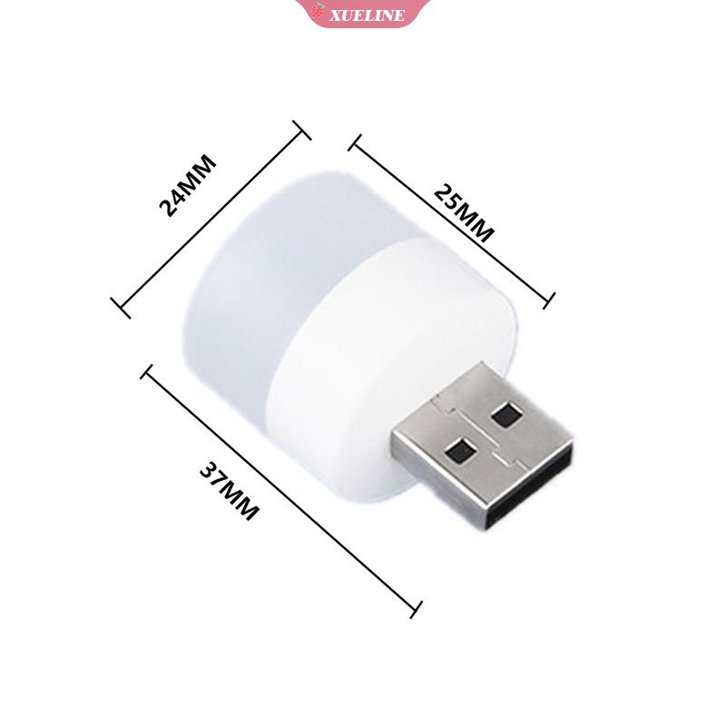 Lampu Malam Led USB Portable Dengan Proteksi Power Charging Untuk Komputer / Handphone