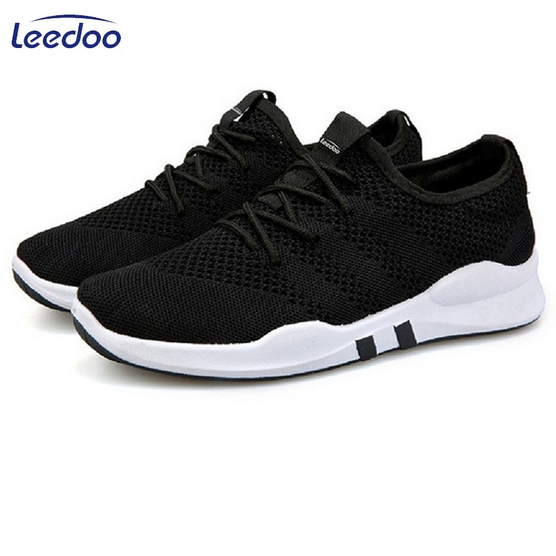Leedoo Sepatu Pria Sneaker Running Fashion Shoes Bahan Karet EE01-A-2