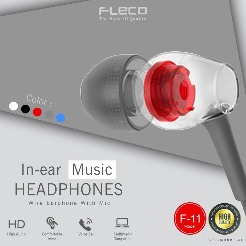 PROMO HANDSFREE FLECO FL11/ EARPHONE FL11 ORIGINAL