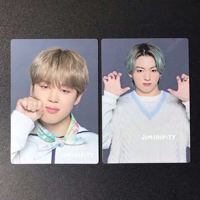 mini photocard mpc sowoozoo jimin 8/8 & jungkook 8/8