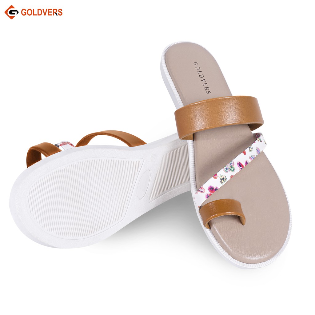 DISTRIBUTOR TAS-Sandal Tali Wanita Footbed/Sandal Flat Terbaru/Sandal Slop Outdoor Simple/Sendal