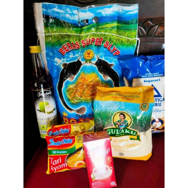 

Paket sembako kumplit , murah, lengkap