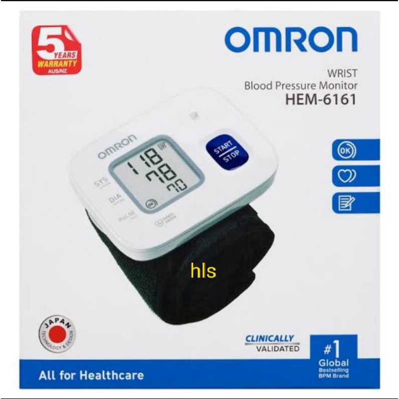 tensimeter Omron 6161 - tensi pergelangan tangan omron