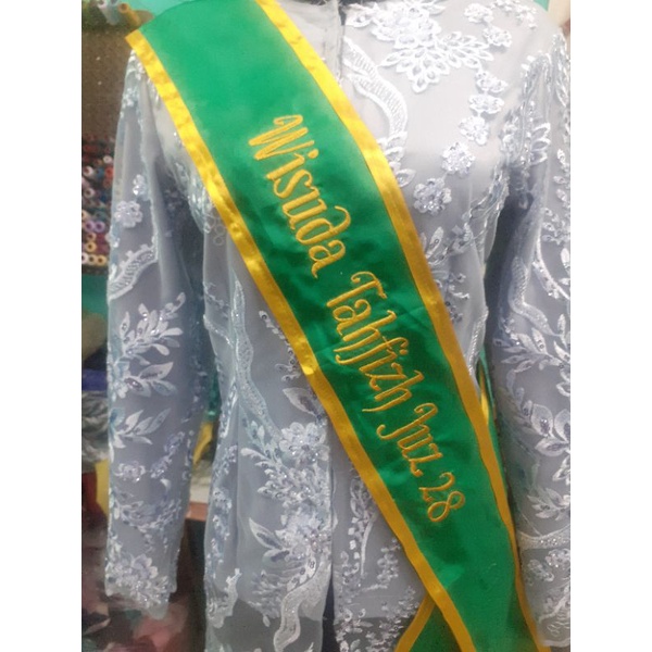 1 HARI JADI slempang wisuda TK/SD