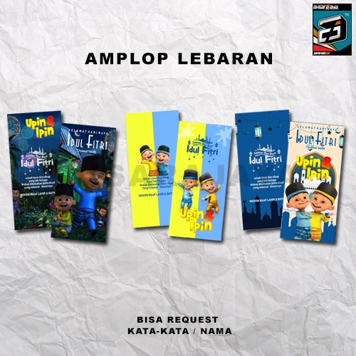 

ANGPAO / AMPLOP LEBARAN IDUL FITRI 2022 MURAH Upin Dan Ipin