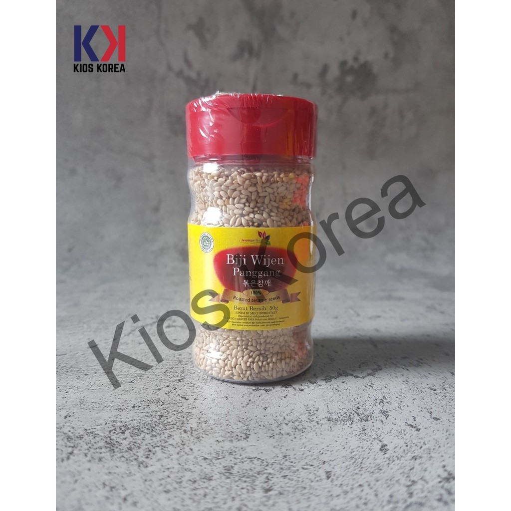 

Biji Wijen Panggang 50g HALAL - Roasted Sesame Seeds - Botol 50gr