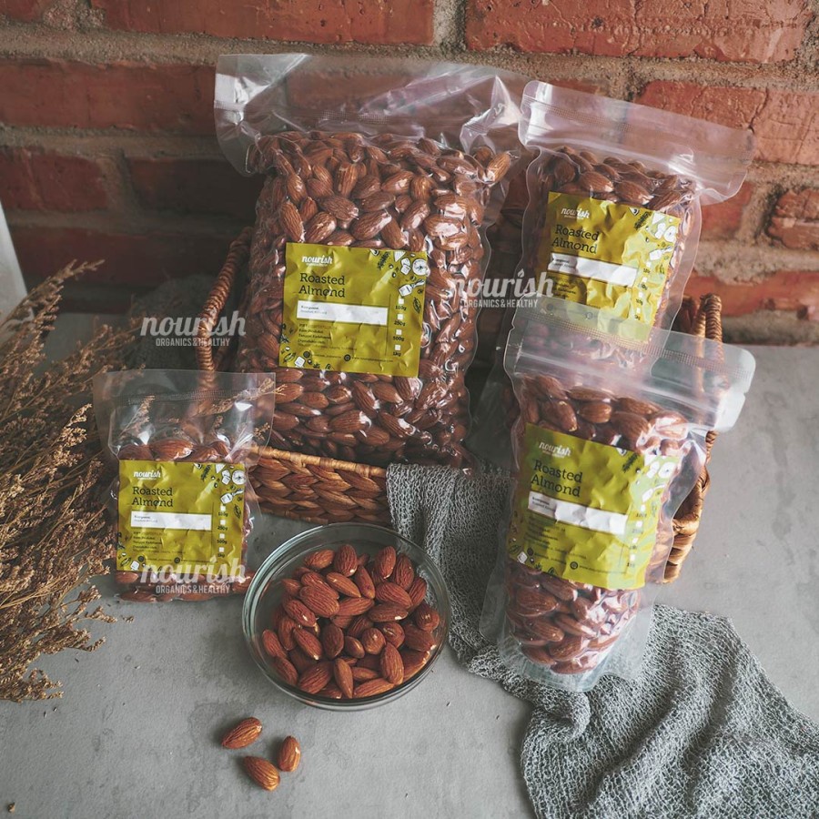 

Almond Panggang Original (Roasted Almond Plain) 100gr