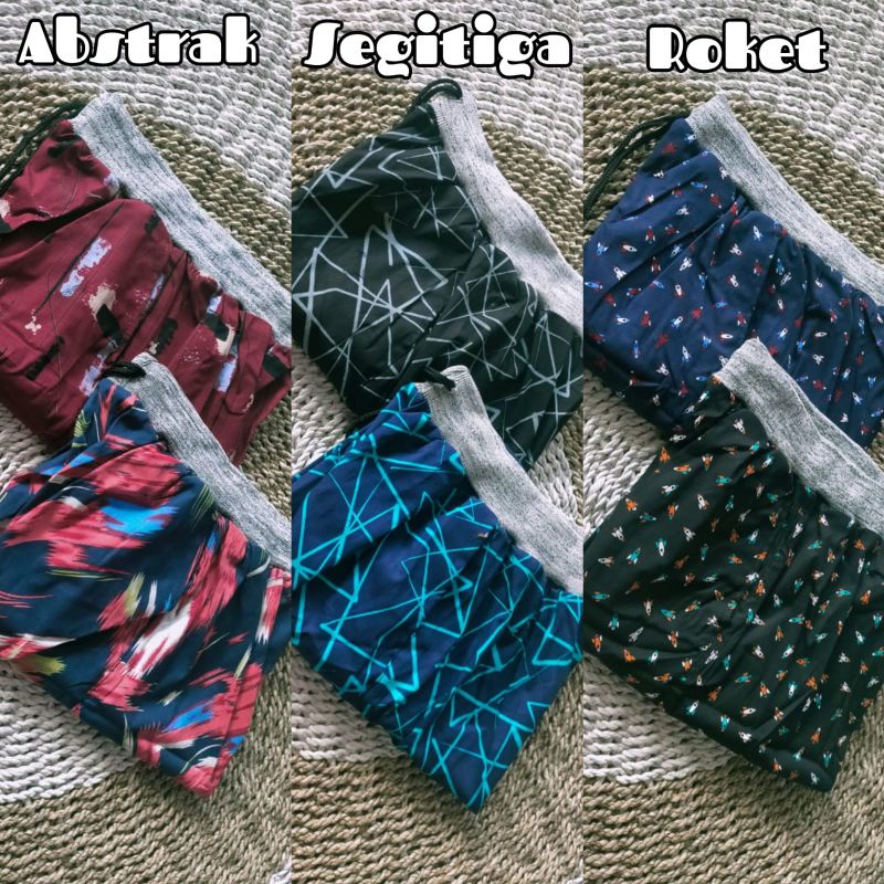 [Fashion Pria] Celana Pendek CHINO MOTIF terbaru | tebal | murah | trendy