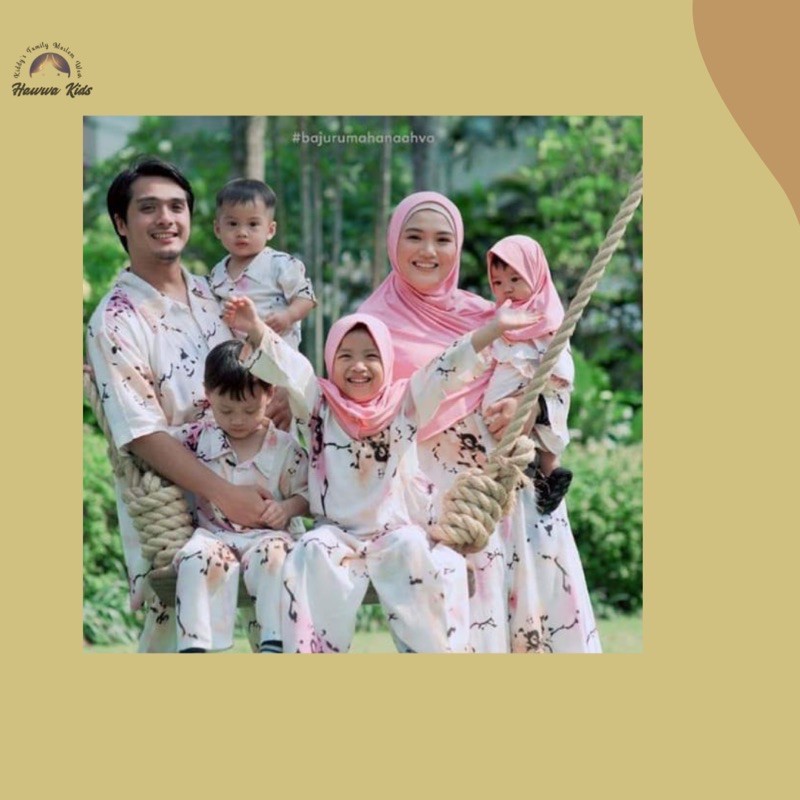 One set Tie dye / Baju rumahan aahva / Setelan Dewasa /Piyama Moya Poya /Setelan anak /Piyama couple