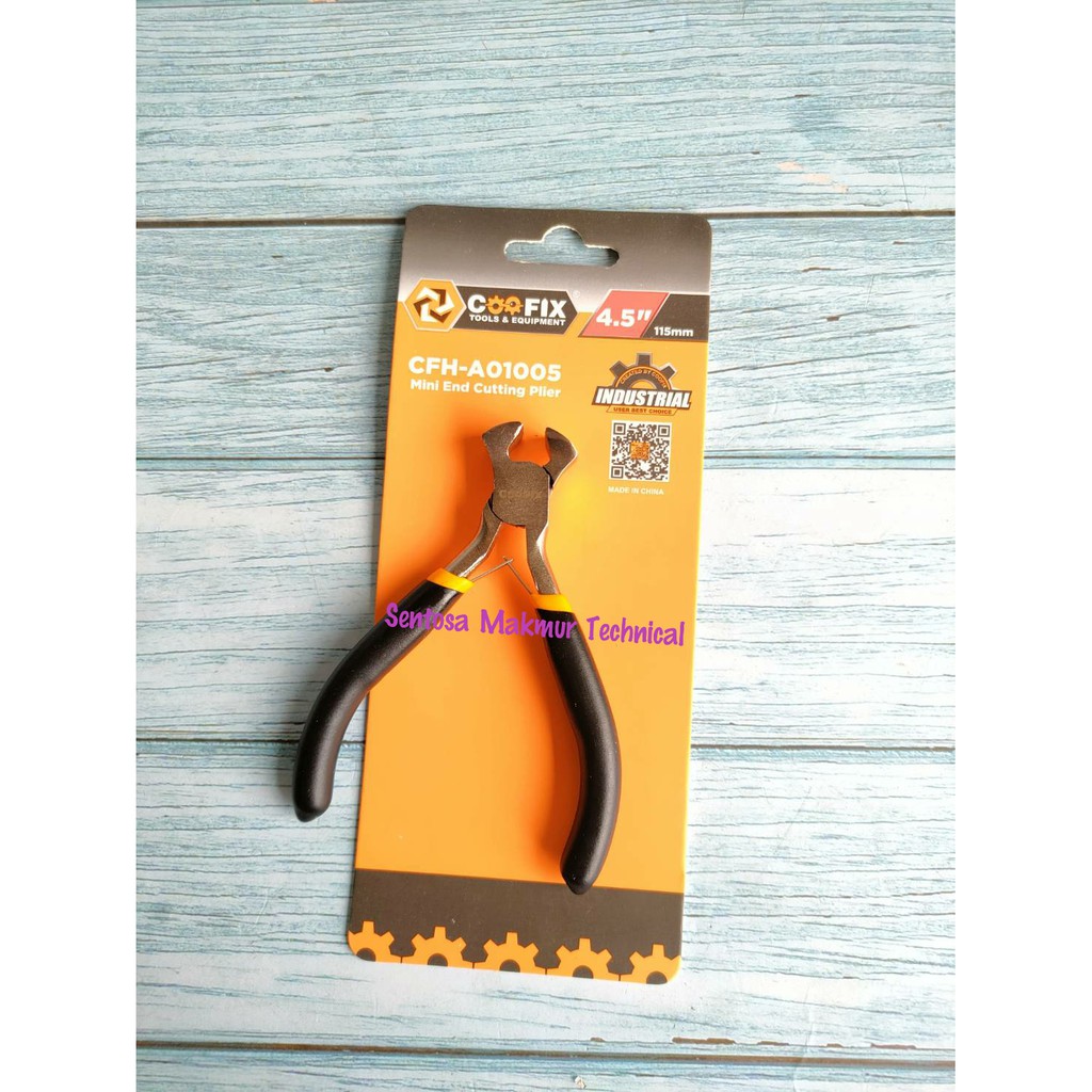 COOFIX 4.5&quot; Tang Mini Kakak Tua Gegep Ujung Bulat End Cutting Plier