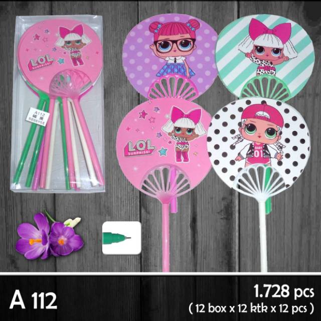 

Pulpen kipas lol isi 12pcs