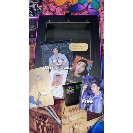 (BOOKED) Namjoon set SG22 (free postcard official & mpc dalmajung official)