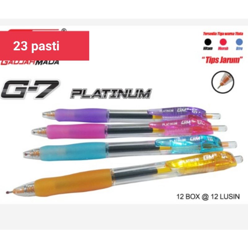 

pulpen GM platinum (12 pcs)