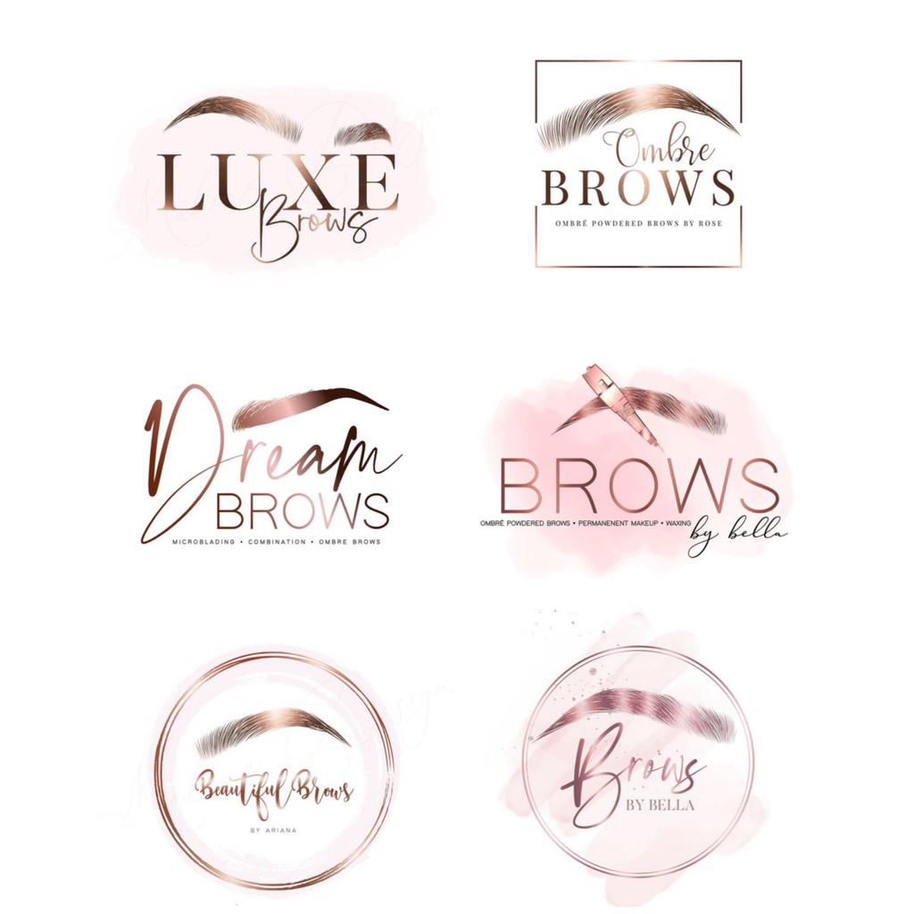 ARABELLA BROWS | Jasa Bikin Desain Logo Toko Olshop Logo Bisnis Termurah