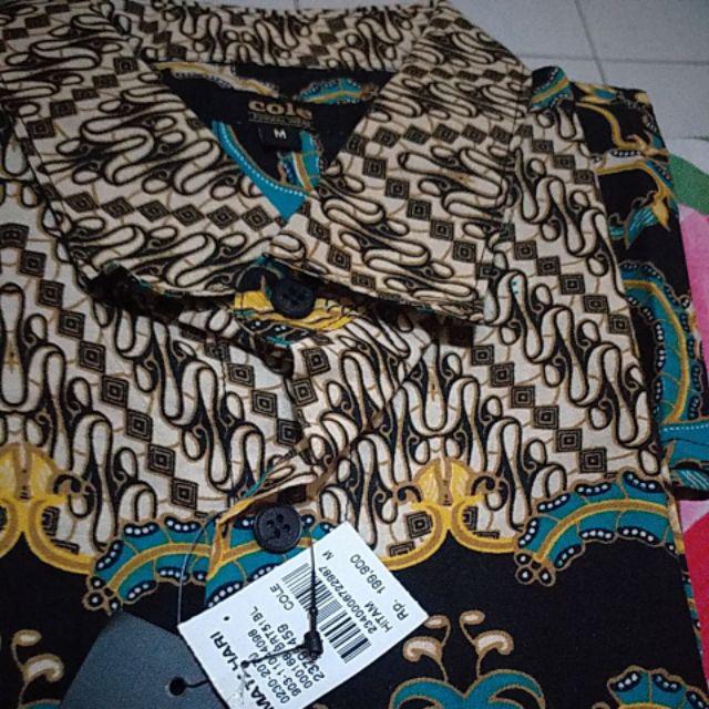 [hal. 1 Dr 2] Kemeja Batik Pria Merk Cole Original Branded Matahari Fulltag.