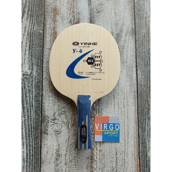 Yinhe Y4 carbon kayu blade bat bet pingpong yinhe Y 4 carbon 100%original