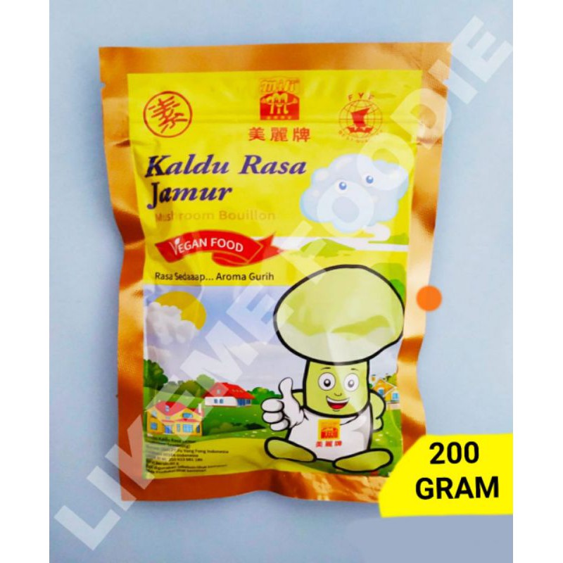 

Kaldu Jamur Mili 200 g (Kualitas Premium & Kemasan Cliper) - bkn totole