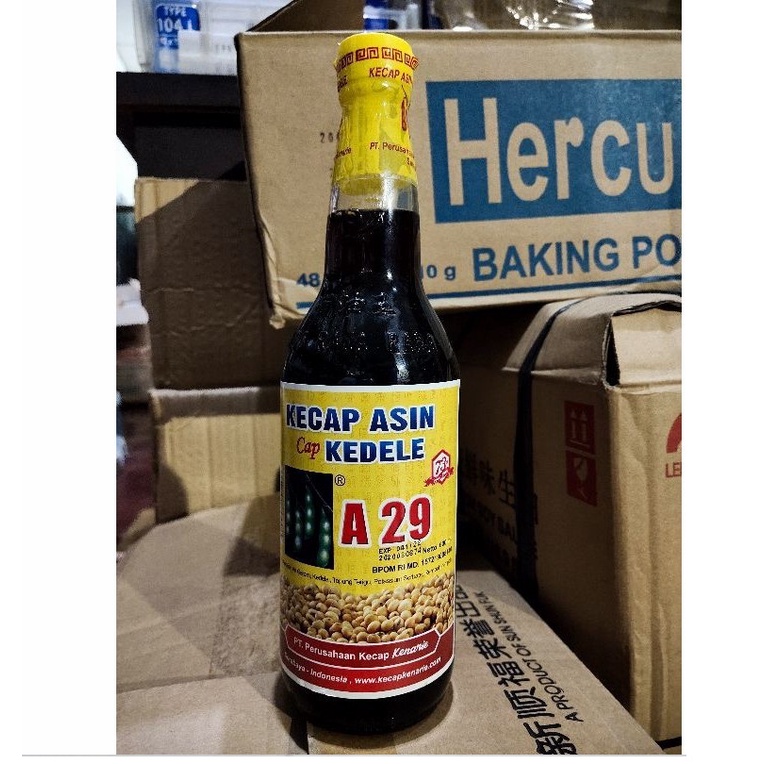 

Kecap Asin Kedele A29 botol kaca - 600 ml