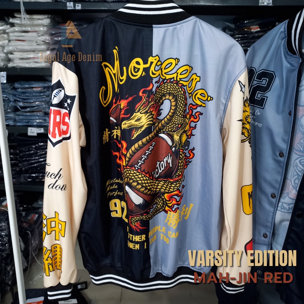 Legal Age Varsity Jacket Tri-Japan Edition - Jaket Varsity Jaket Baseball Jaket Pria - L.AWEARS
