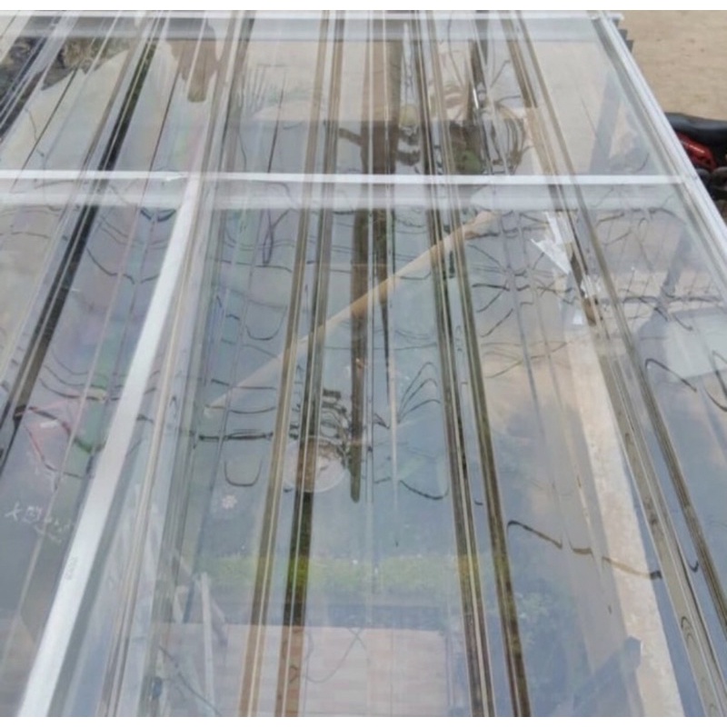 Spandek Transparan Polycarbonate Panjang 6 meter / Atap Kanopi / Atap Rumah