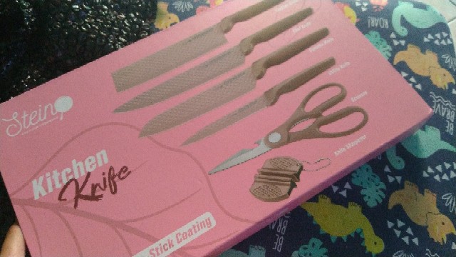 Diamond Knives Set Steincookware / Pisau Set Steincookware