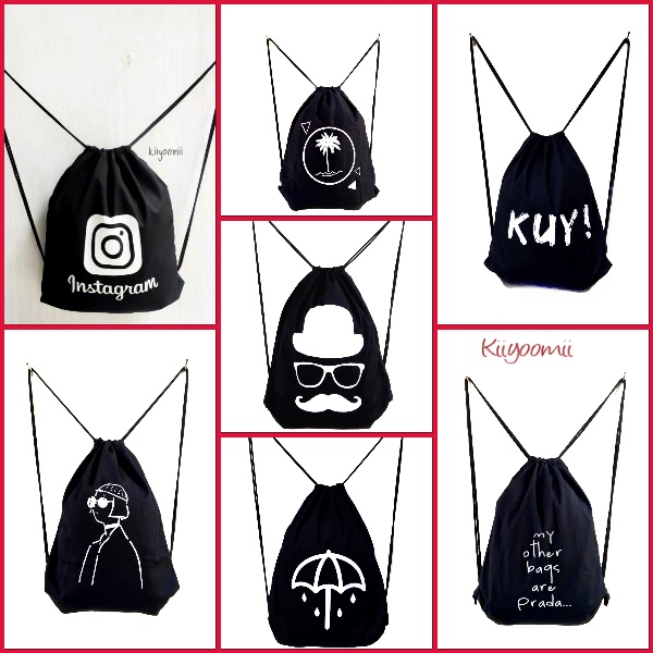 ( Part 2 STRINGBAG WATERPROOF HALUS ) tas GENSHIN IMPACT taslan ransel punggung drawstring gymsack tahan air viral olahraga kpop series|| KIIYOOMI II