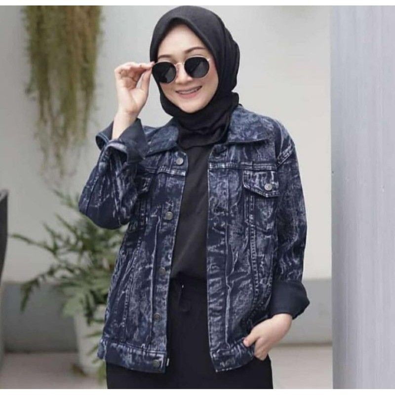 JAKET WANITA//BIONDY JAKET JEANS WANITA/JAKET CEWEK SNOW