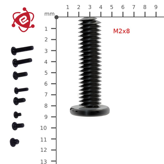 Baut Screw Kecil M2x8 Laptop HP Toshiba Dell Samsung Asus Acer Lenovo