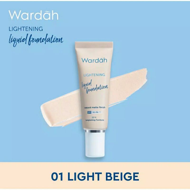 Wardah Lightening Liquid Concealer 7gr | Liquid Foundation Tube 25ml