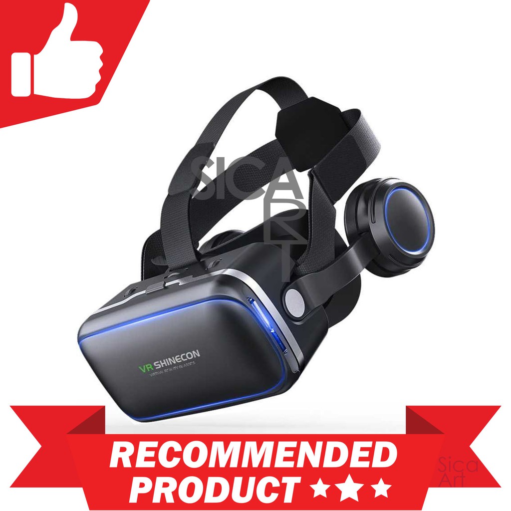 Shinecon 6.0 VR Box Virtual Reality dengan Headphone