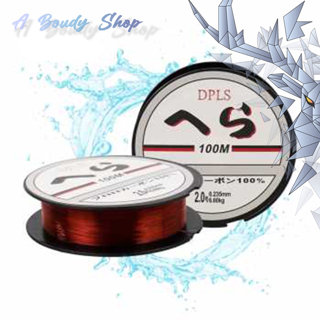 Senar Benang Tali Pancing Profesional Laut Sungai Daiwa  Nylon 100 Meter
Anti-kusut Ukuran Diameter 