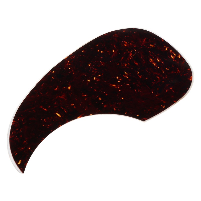 Zzz Acoustic Guitar Pickguard Scratch Plate Black Tortoise Scratchplate Perekat Diri