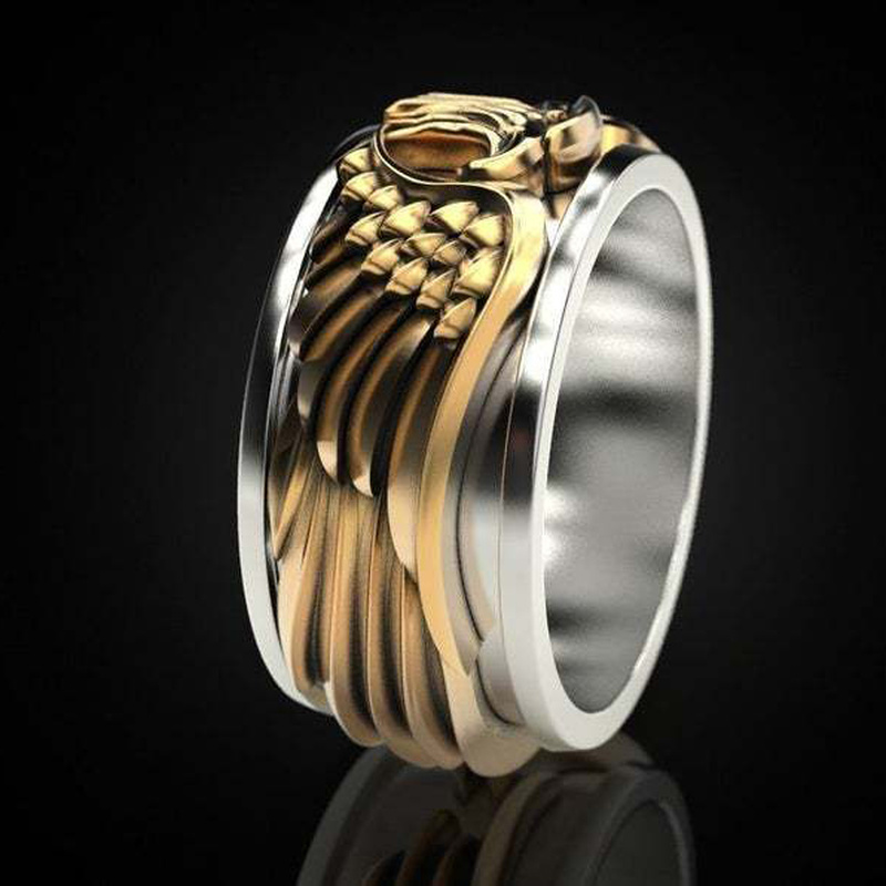 [Ready Stock]New 18K Ring Power Style Personalized Creative