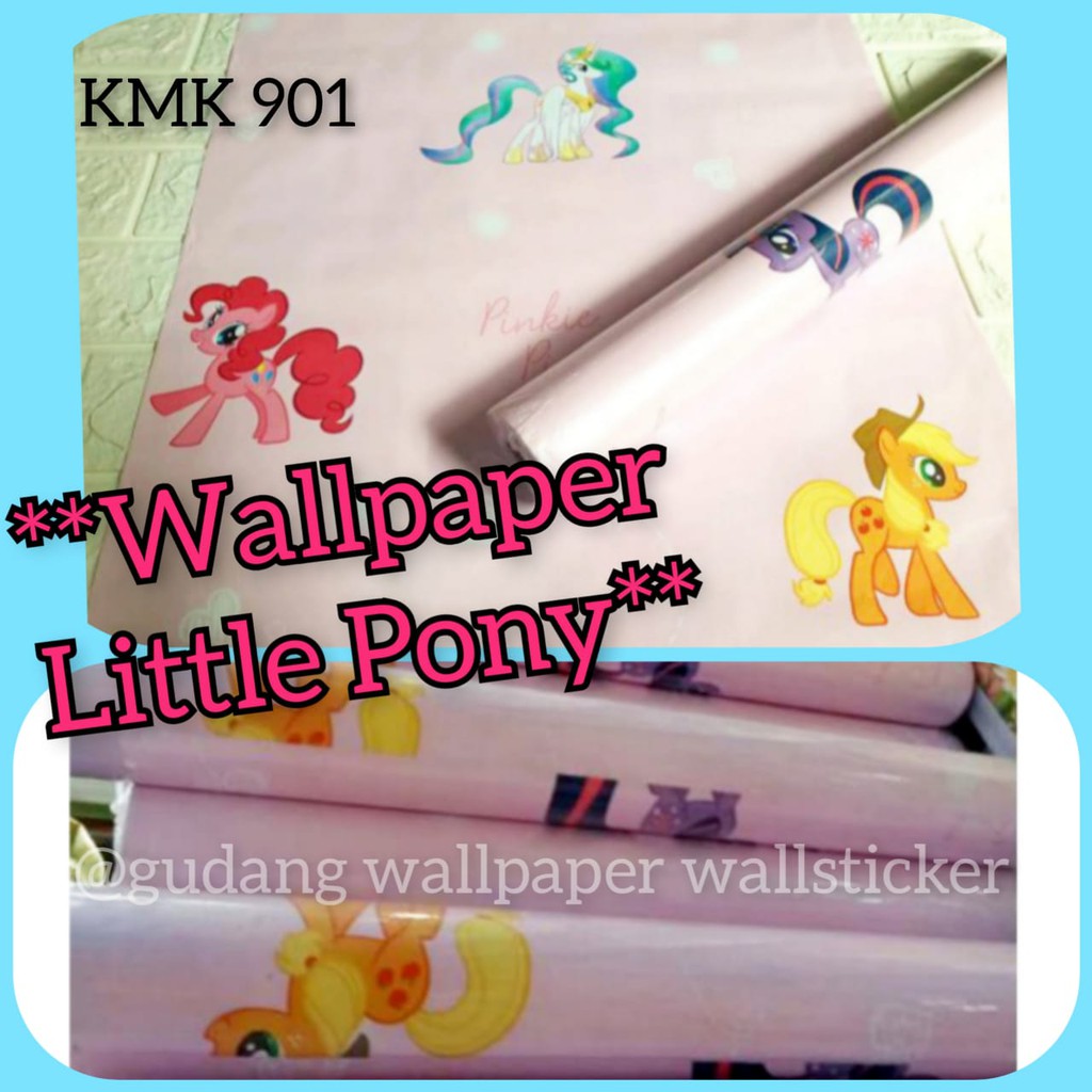 WALLPAPER WALL STIKER STICKER SETIKER DINDING KARAKTER MY LITLE LITTLE PONY KUDA PONI UNICORN WALPAPER TEMBOK KMK 901 740 WALSTICKER WALSTIKER DEKORASI RUMAH RUANG KAMAR TIDUR ANAK ANAK CEWEK BABY PREMPUAN MY LITTLE PONY GUDANG WALLPAPER WALLSTICKER