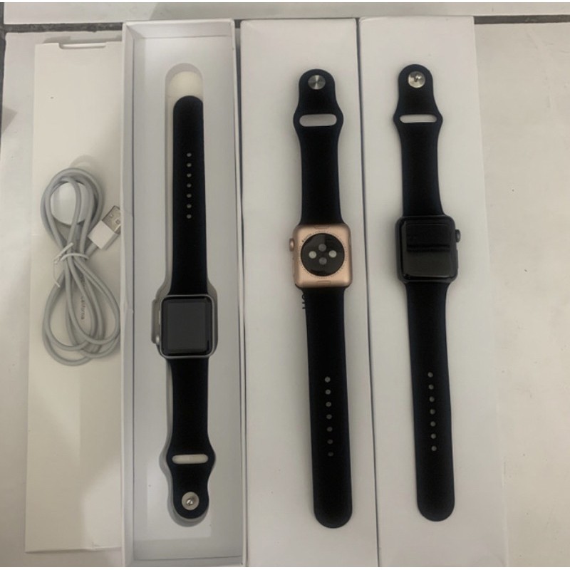 Apple watch series 3 38mm second fullset mulus