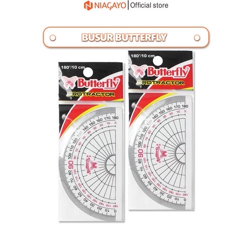 

Butterfly Busur 10 Cm / Penggaris Setengah Lingkaran