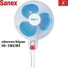 Sanex Wall Fan Kipas Angin Dinding 16 Inch -warna rodom