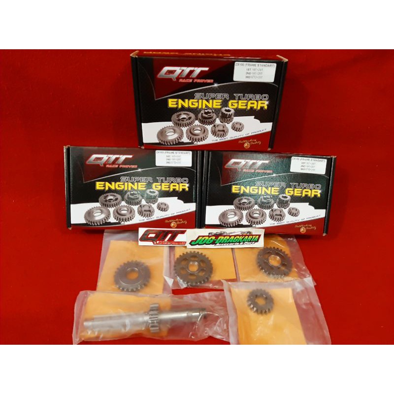 Gear box gear rasio ninja R SS RR Spek ninja 155 frame standar 201m 16/29 19/28 std/25