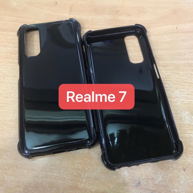 REALME 7i / REALME 7 / Realme 5i / Realme 5s / Realme 5 / Realme C1 / A3s Anticrack Hitam Softcase