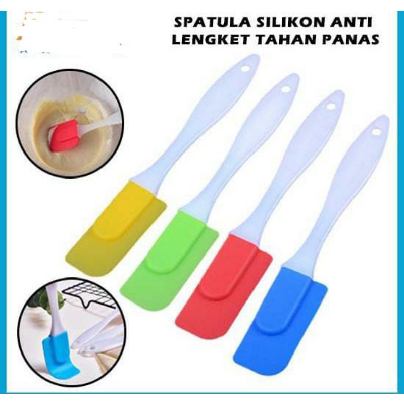 spatula silikon anti panas /spatula solet