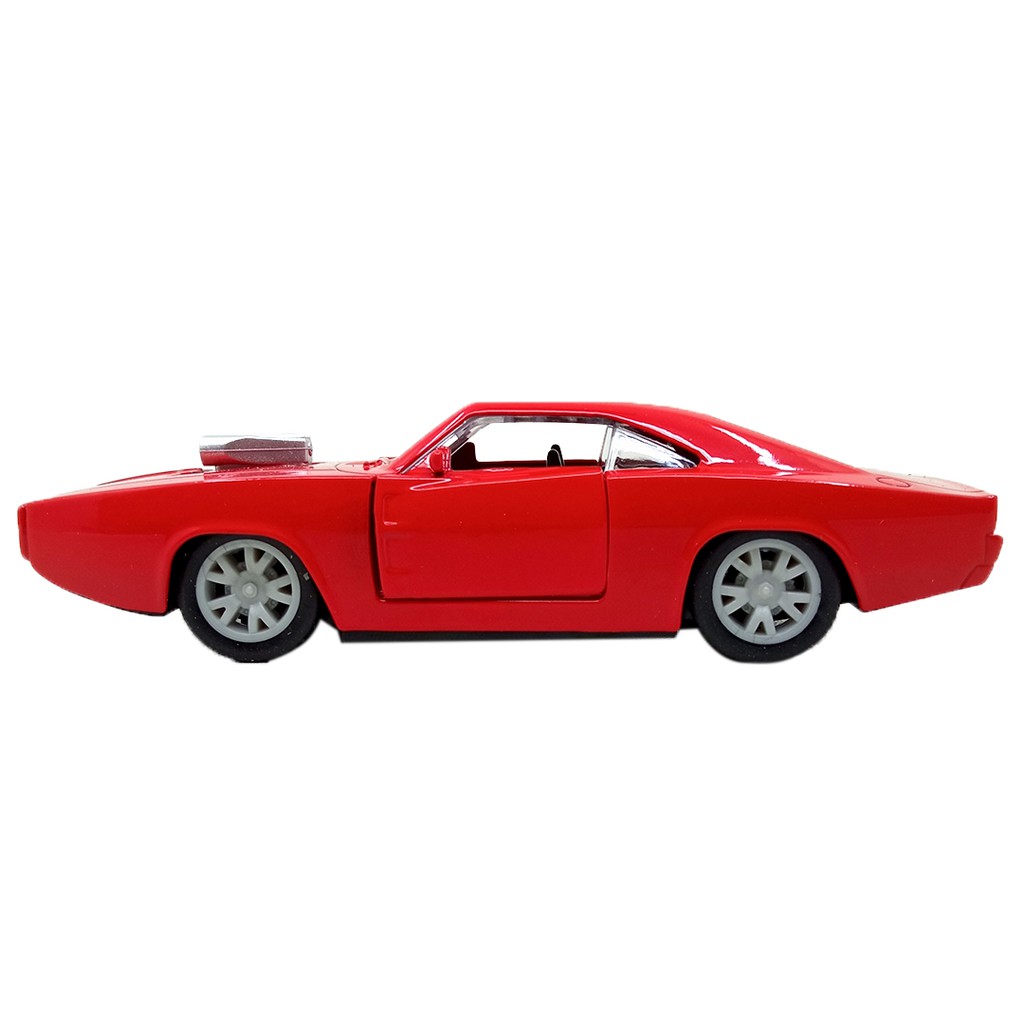 Toy Addict Plym0uth Barracuda Classic Car Merah Diecast Mobil Klasik