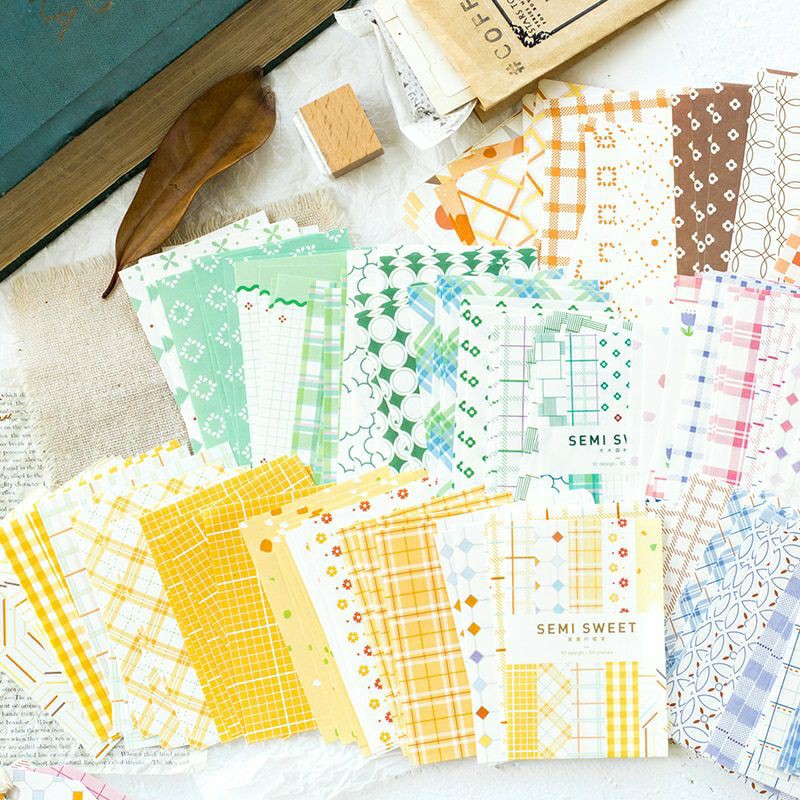 

50pcs per set Kertas Motif