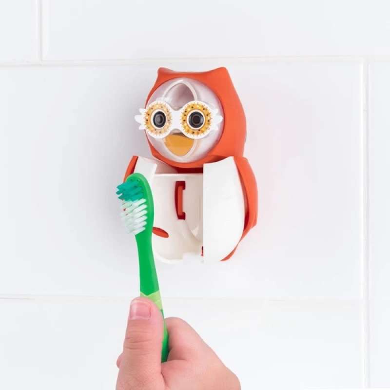 Flipper Toothbrush Cover + Timer Owl