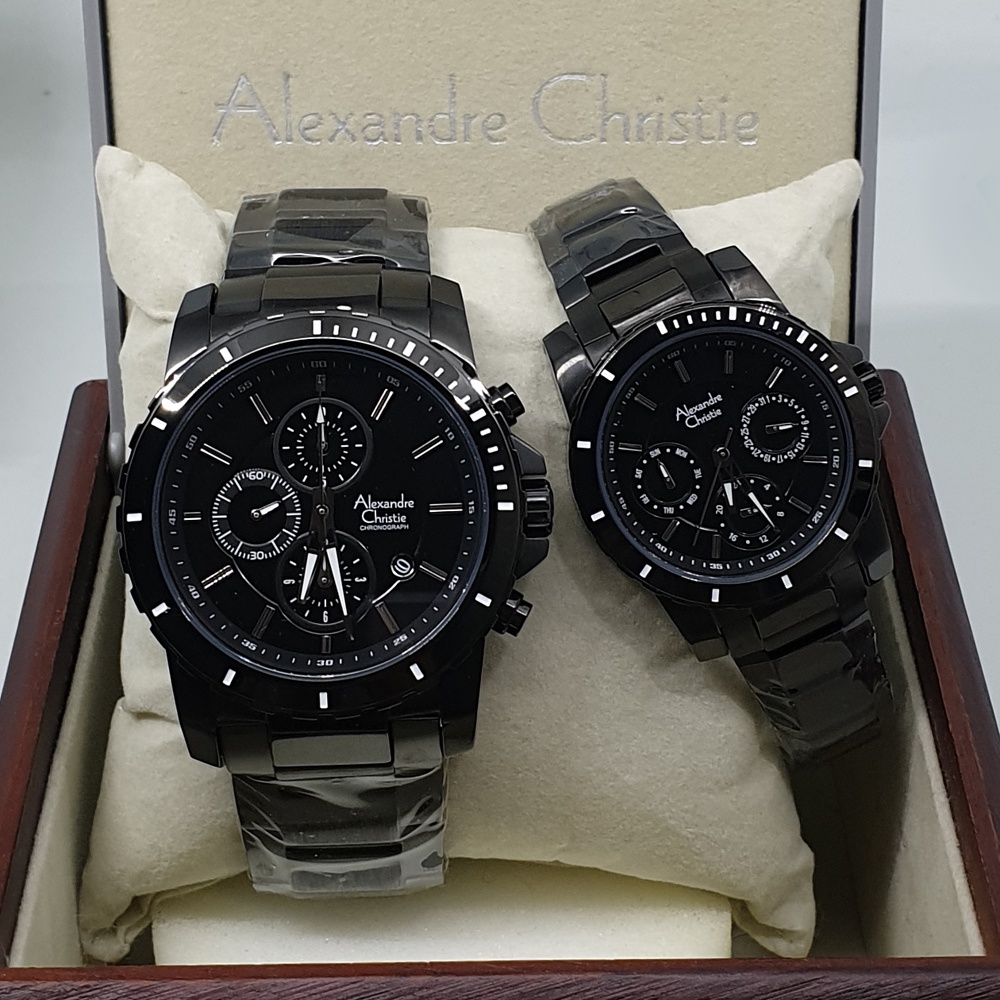 Alexandre Christie Ac 6141 Jam Tangan Rante  Original