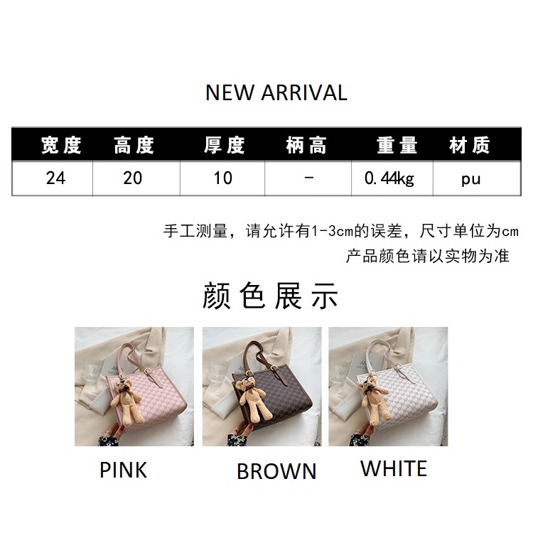 (2Pc Bisa 1Kg)GTBI998875599 New arrival  !!! Tas Tote  Wanita Import Premium +Boneka