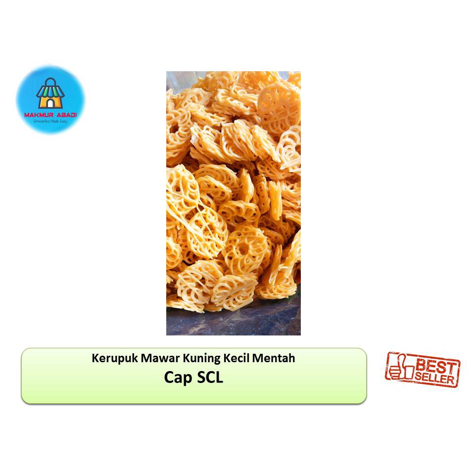 

Kerupuk Mawar Kuning Kecil Mentah 500 g - Makmur Abadi Official Store