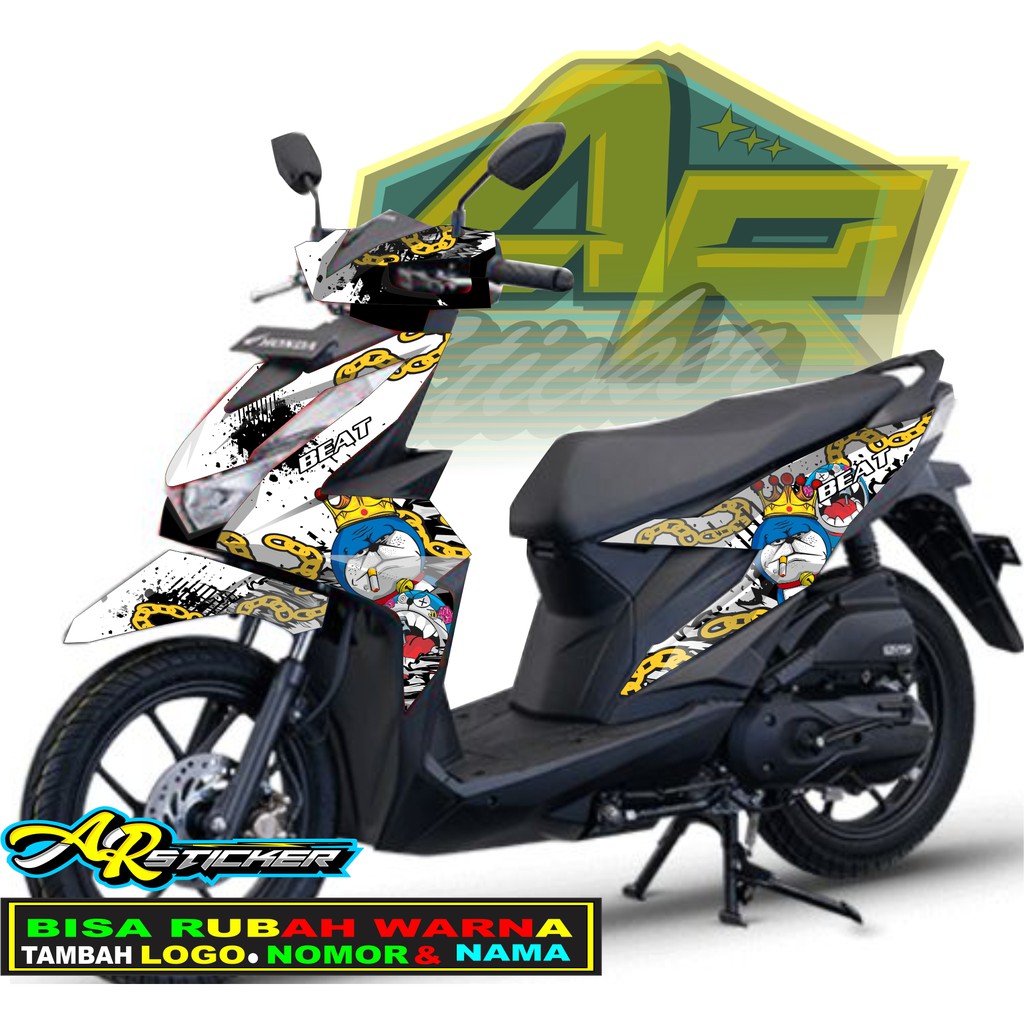 Decal Beat 2020 Beat Fi Beat Street Esp New Dekal full body Deluxe Honda Stiker sticker DORAEMON