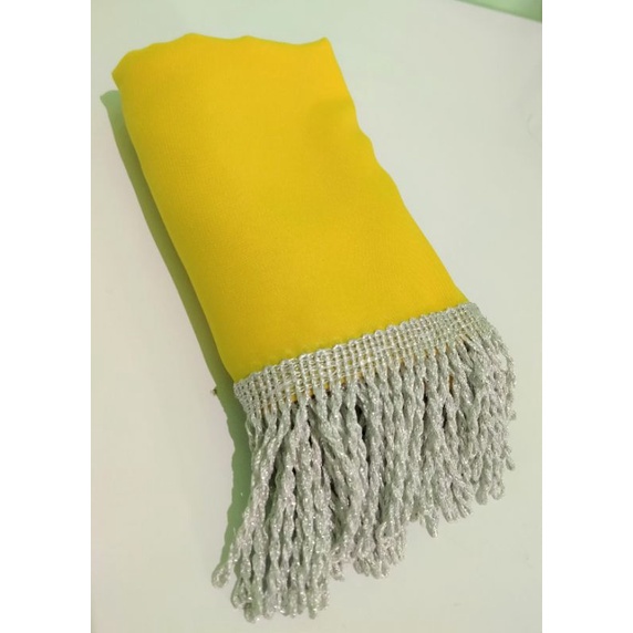 Sampur Tari Panjang 3Meter (Lebar 50-60cm)-Kuning