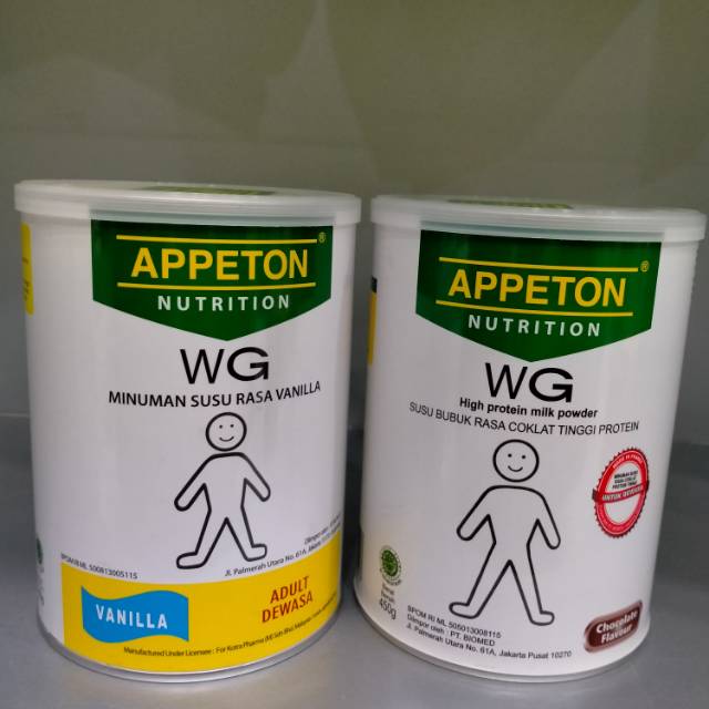 

Appeton weight gain-adult cokelat/vanila 450gr