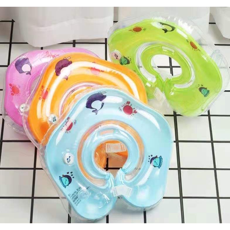 HOME088 Intime Baby Swim Neckring Bintang Ban Renang Pelampung Leher Bayi Pelampung Leher Anak